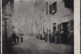 Carvico anno 1870 Piazza Comunale vista dalla Chiesa di Santa Maria